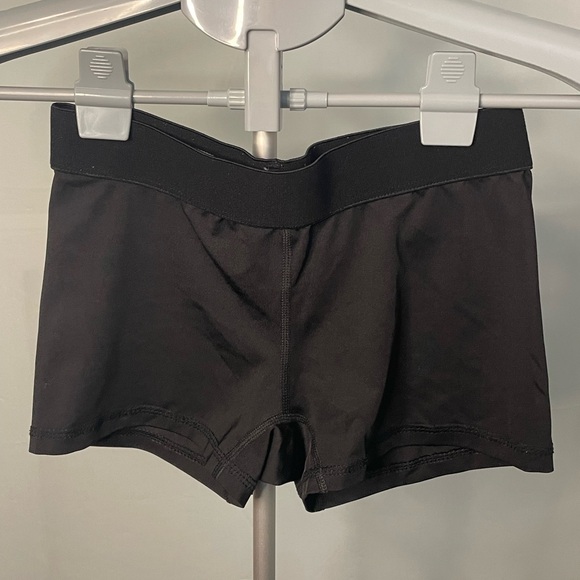 Soffe girls low rise Black‎ Shorts size large - Picture 1 of 5